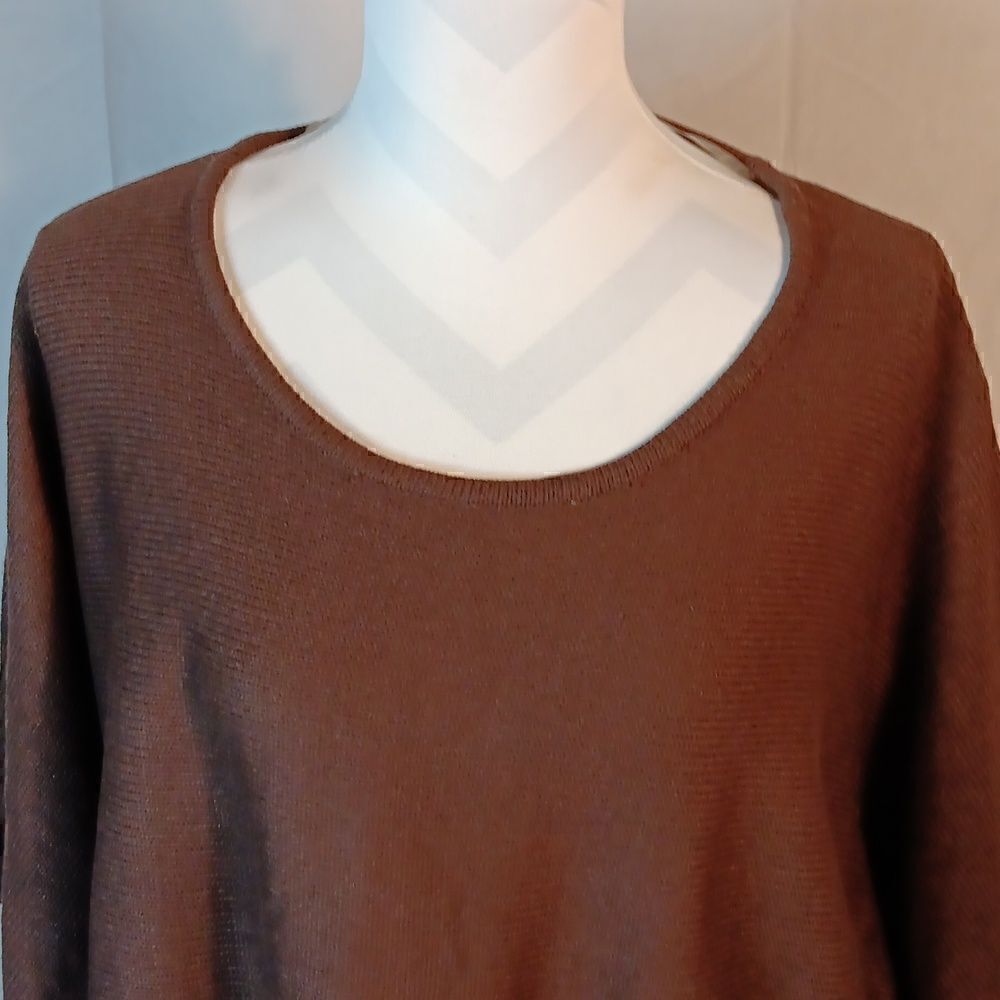 Macy's NY Collection Fringed Sweater - Picture 2 of 9